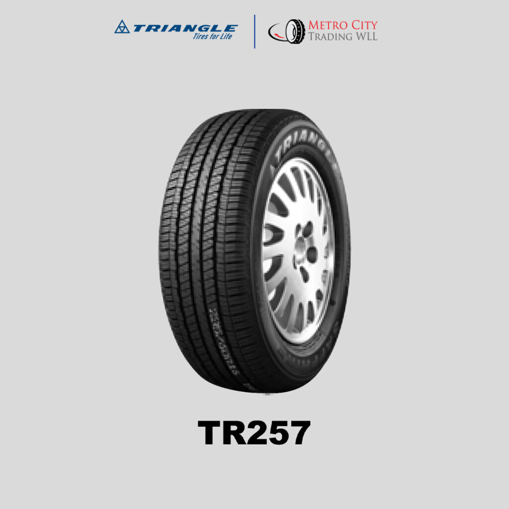 Triangle TR257 is a reliable, inexpensive highway terrain summer touring tyre designed for everyday driving for SUV's