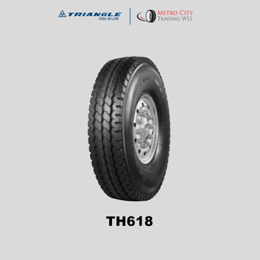 Triangle TR618 is a all position truck tyre for mixed road conditions.