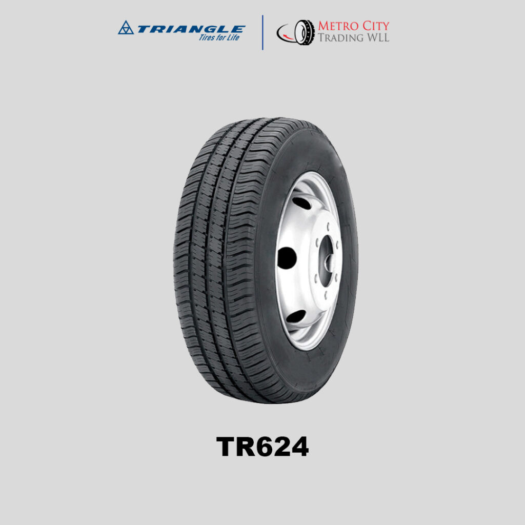 Triangle LTR tyre TR624 with high loading capacity, super traction and braking.