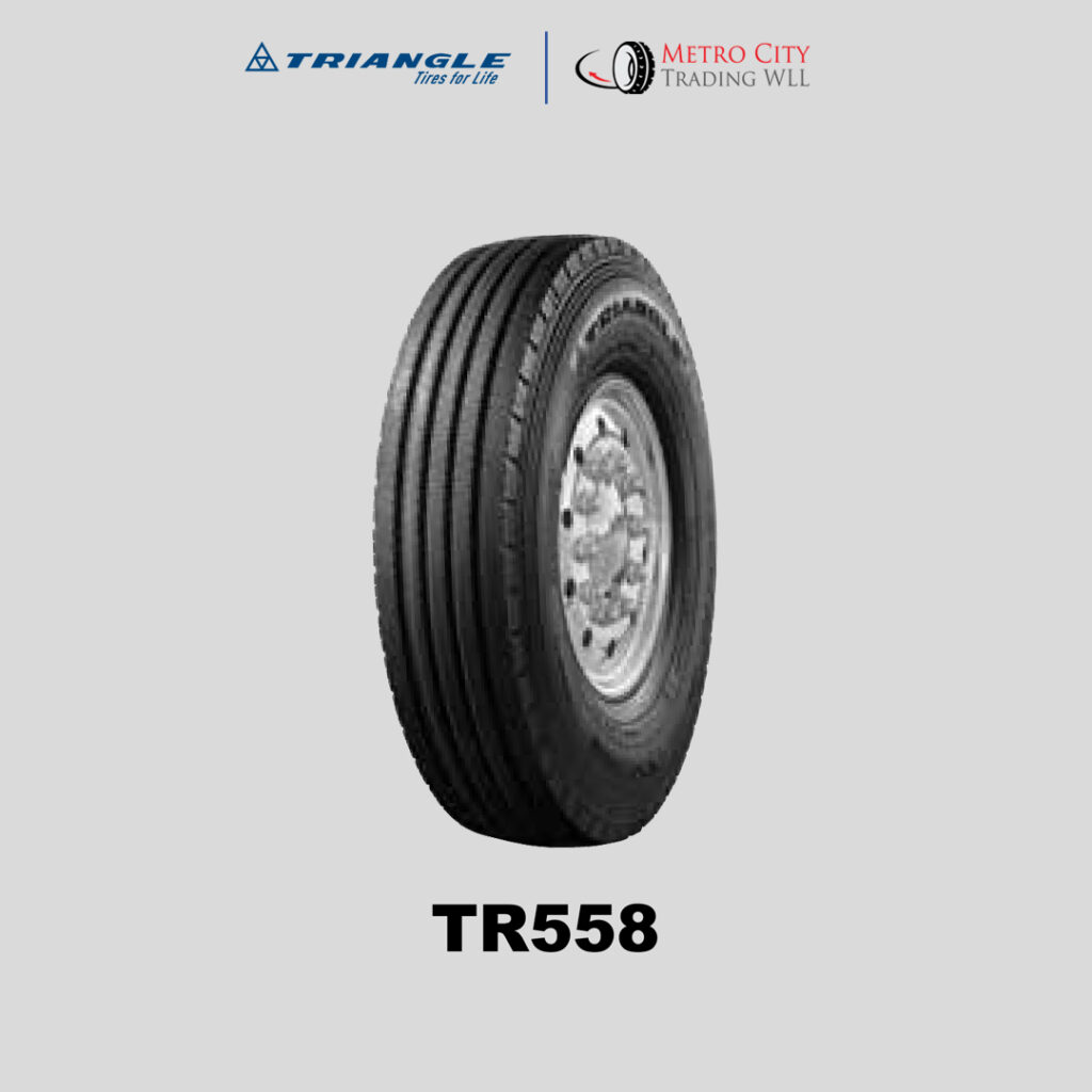 Triangle bus tyre TB558. All position bus tyre optimised for fuel efficiency.